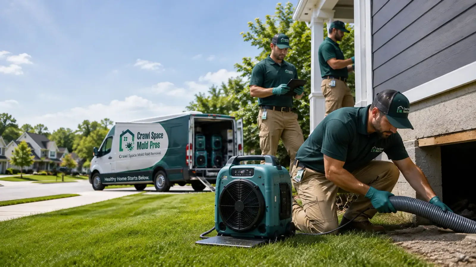 Crawl Space Mold Removal in Seward, IL